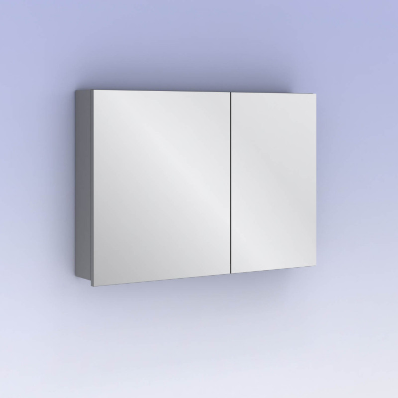 comprar Camerino MIDORI 88 cm de 2 puertas. Acabado en Gris Arenado online - Amizuva