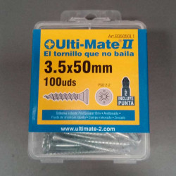 comprar TORNILLO DE ALTO RENDIMIENTO ZINCADO 3.5X50 mm (100 ud) online - Aghasa Turis