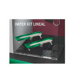 comprar Canaleta Pvc Way C/Babero Impermeable (Rejilla Cuadros + Marco) 60x800 online -