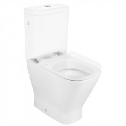 comprar Taza Tanque Bajo The Gap Compact Eco Salida Dual Blanco online - Roca