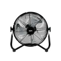 Ventilador industrial de suelo negro potencia: 45w aspas: ø30x41cm edm