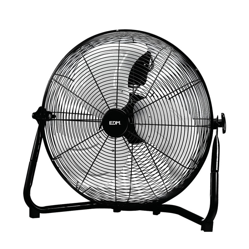 comprar Ventilador industrial de suelo negro 130w aspas: ø50x58cm edm online - EDM comprar Ventilador industrial de suelo negro 130w aspas: ø50x58cm edm online - EDM