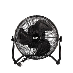 Ventilador industrial de suelo oscilante negro potencia: 45w aspas: ø35x44,5cm edm