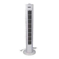 Ventilador de torre potencia: 45w blanco 21x78cm edm