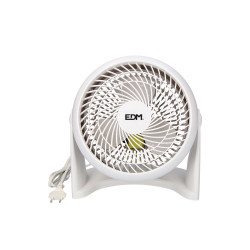 Ventilador 2 en 1 (suelo y pared) blanco potencia: 50w aspas: ø18cm 26,5x15,5x27,7cm edm