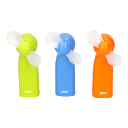 Ventilador a pilas "funny colors" 2aa (no incluidas) edm