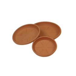 comprar Plato inyeccion terracota ø34cm (para maceta ref: 74863) online - PLASTIKEN