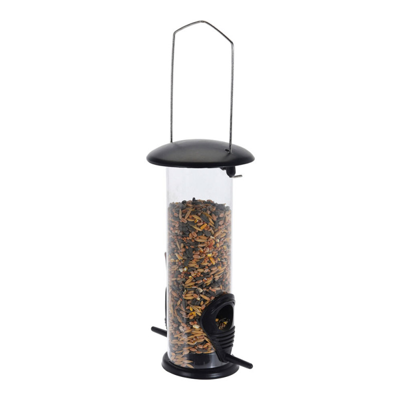 comprar Comedero para pajaros. color negro. forma de cilindro ø10x23cm progarden online - PROGARDEN comprar Comedero para pajaros. color negro. forma de cilindro ø10x23cm progarden online - PROGARDEN