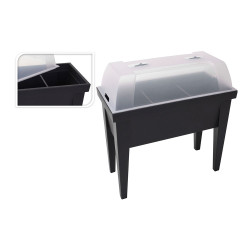 comprar Invernadero tipo mesa color negro 80x40x65cm online - NO DISPONIBLE