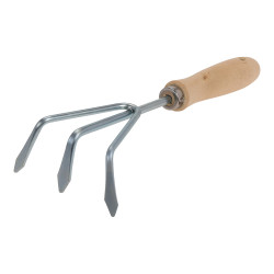 comprar Cultivador de jardineria de 3 puas acero galvanizado 10x28,5cm progarden online - PROGARDEN