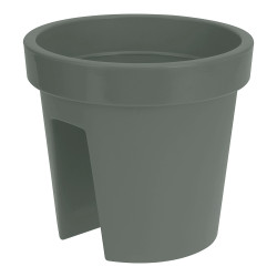 comprar Maceta de inyección color verde para balcones ø28cm online - PLASTIKEN
