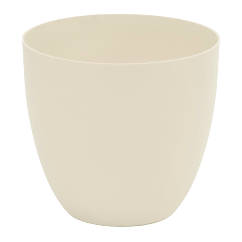 comprar Maceta de inyeccion modelo cuenco ø32cm color ecru online - PLASTIKEN