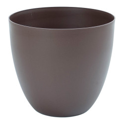 comprar Maceta de inyeccion modelo cuenco ø26cm color bronce online - PLASTIKEN