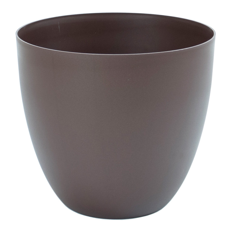 comprar Maceta de inyeccion modelo cuenco ø26cm color bronce online - PLASTIKEN
