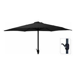 comprar Parasol ø300cm altura maxima 248cm color: gris antracita online - AMBIANCE