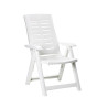 comprar Sillon plegable. color: blanco 60x61x109cm modelo: multiposicionnes progarden online - IPAE PROGARDEN