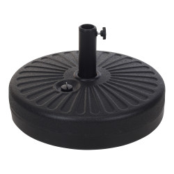comprar Base de parasol 22 l color: negro ø51x12cm ipae progarden online - AMBIANCE