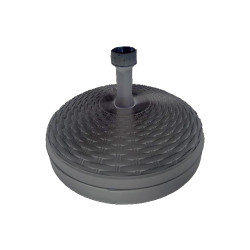 comprar Base de parasol 20 l color: negro ø46x15cm ipae progarden online - IPAE PROGARDEN