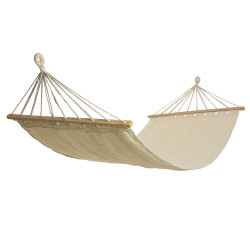 comprar Hamaca lisa de exterior modelo hawai 100x200cm color blanco online - FSC