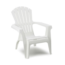 comprar Sillon relax apilable color: blanco 75x86x86cm modelo: dolomiti progarden online - IPAE PROGARDEN