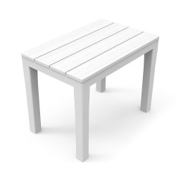 comprar Banqueta para exterior. color: blanco 38,5x60x45cm ipae progarden online - IPAE PROGARDEN