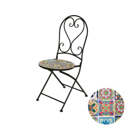 comprar Silla mosaico modelo praga para exterior online - NO DISPONIBLE