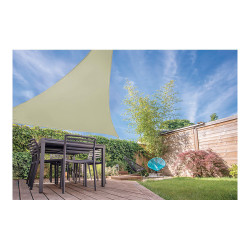 comprar Toldo vela triangulo color: arena 3,6x3,6x3,6m ambiance online - AMBIANCE