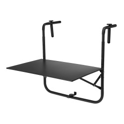 comprar Mesa plegable para balcon color: gris oscuro 60x43cm online - AMBIANCE