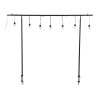 comprar Soporte para mesa de exterior con 10 bombillas de led a pilas blanco cálido online - MICA DECORATIONS