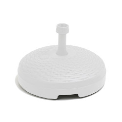 comprar Base de parasol 20 l color: blanco ø45x15cm ipae progarden online - IPAE PROGARDEN