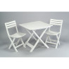 comprar Set de camping color: blanco 44x41x78cm/80x72x70cm modelo: camping set progarden online - IPAE PROGARDEN