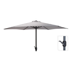 comprar Parasol ø300cm altura maxima 248cm color: gris claro online - NO DISPONIBLE