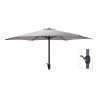 comprar Parasol ø300cm altura maxima 248cm color: gris claro online - NO DISPONIBLE
