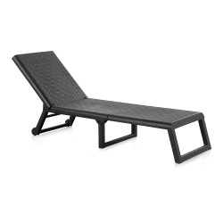 comprar Tumbona plegable con ruedas color: wengue 58x42x199cm modelo: dream sp berner online - SP BERNER