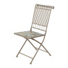 comprar Silla metálica/mosaico color: marron 45x38x90cm modelo bistro para exterior online - NO DISPONIBLE