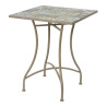 comprar Mesa metalica/mosaico color: marron 58x58x72cm modelo bistro para exterior online - NO DISPONIBLE
