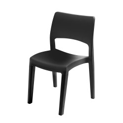 comprar Silla apilable "klik klak" antracita klk76can progarden online - PROGARDEN