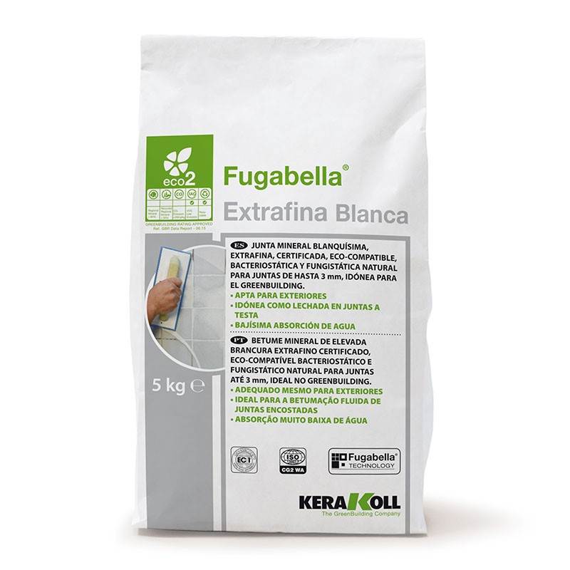 comprar Fugabella Extrafina Blanca 5Kg. Kerakoll online - Kerakoll