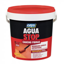 Aguastop Caucho Fibras Blanco 5 Kg. Ceys.