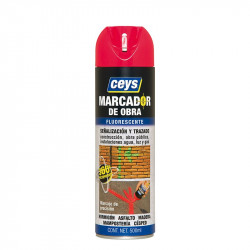 Marcador Obra Rojo 500 ml. Ceys.