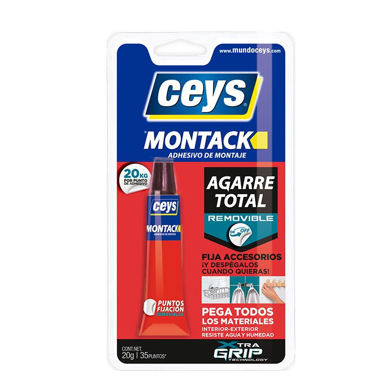 comprar Montack Agarre Total Removible Blíster 20 gr. Ceys online - Ceys