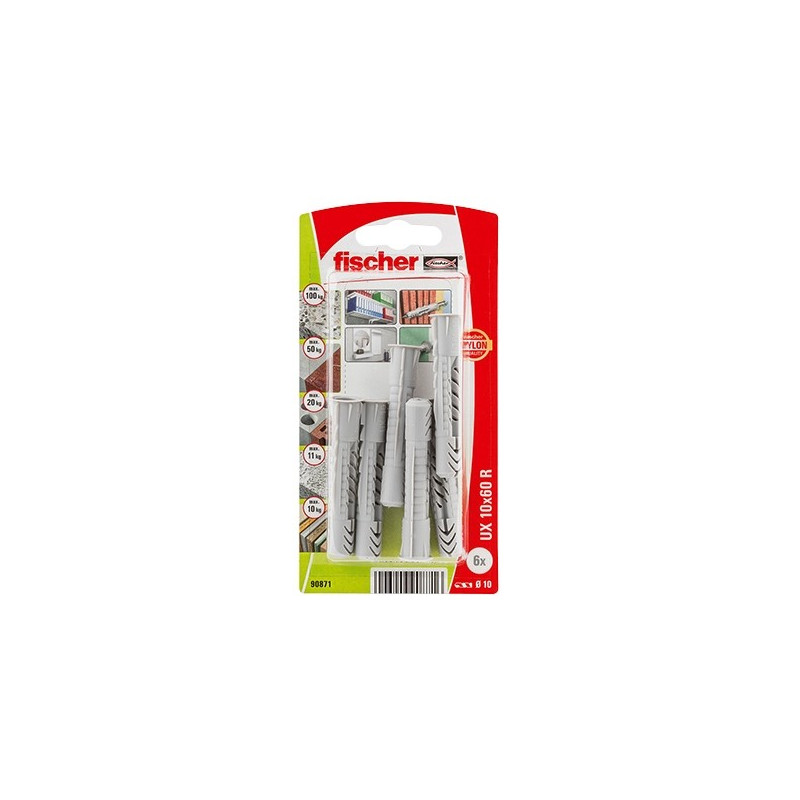comprar Taco universal UX 10 x 60 R K Fischer online - Fischer
