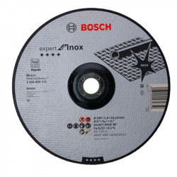 Disco de corte acodado Bosch Expert for Inox - Rápido Ø230mm.