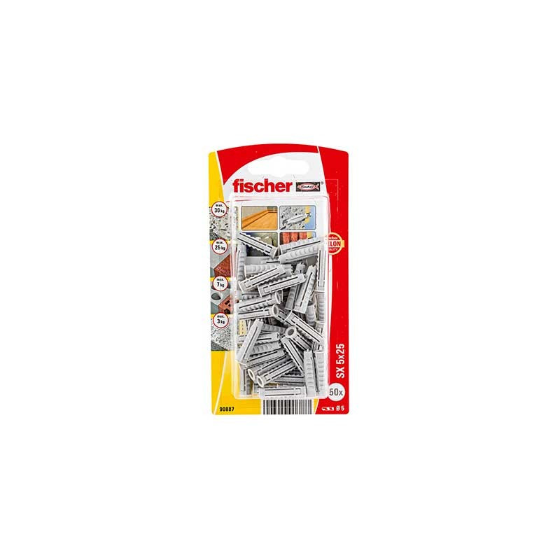 comprar Taco de expansión SX 5 x 25 K Fischer online - Fischer
