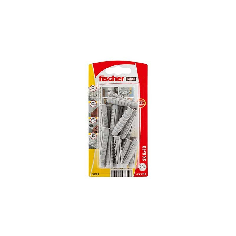 comprar Taco de expansión SX 8 x 40 K Fischer online - Fischer comprar Taco de expansión SX 8 x 40 K Fischer online - Fischer