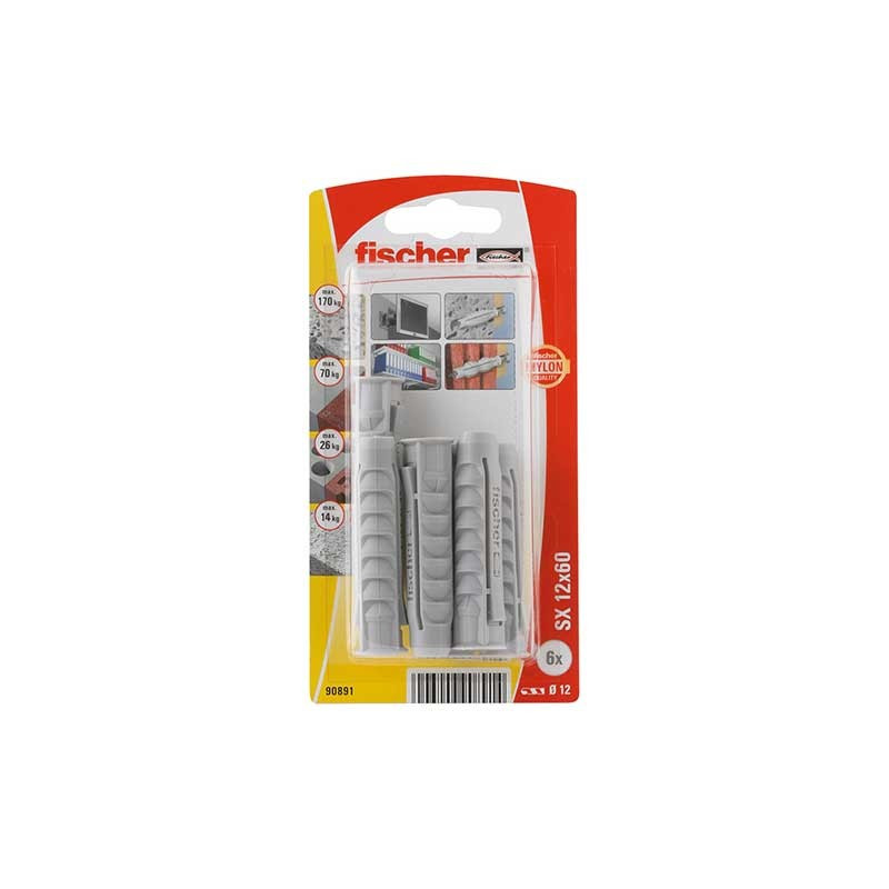 comprar Taco de expansión SX 12 x 60 K Fischer online - Fischer
