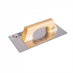 comprar Llana INOX 30 cm mango madera Rubi online - Rubi