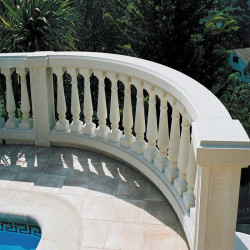 comprar Remate Balaustre redondo 50x25x12 cm Blanco Sas online - Sas