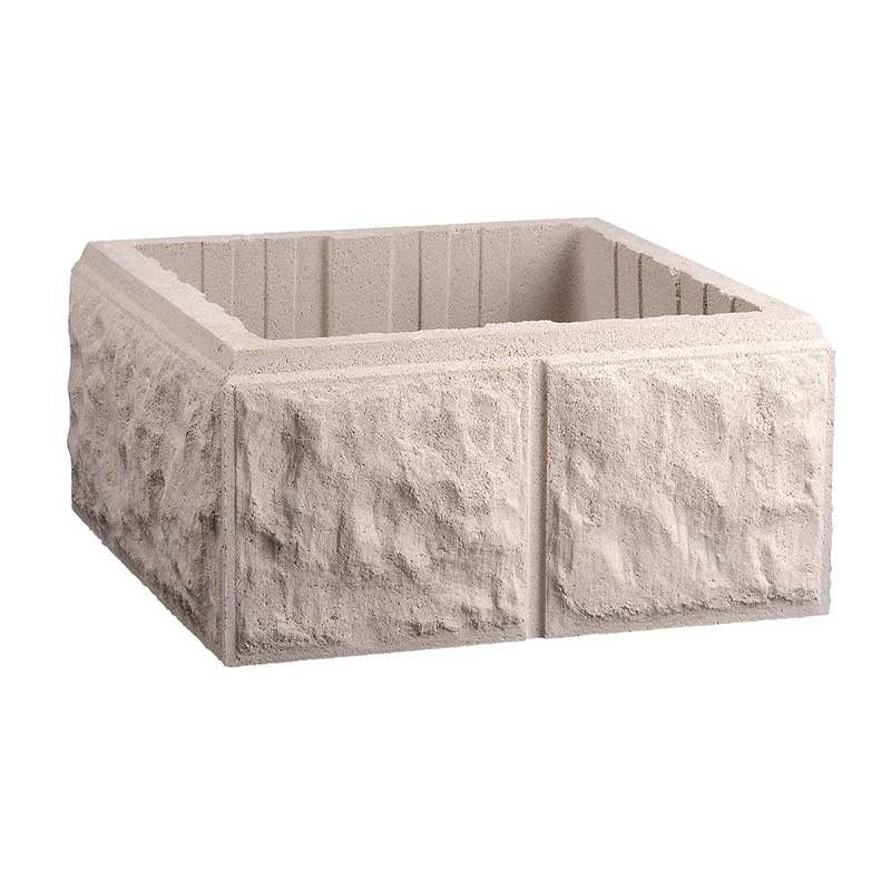 Pilar Labrado de 40x40 cm Blanco Pilar Labrado de 40x40 cm Blanco