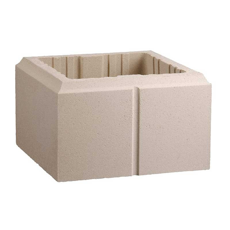Pilar Liso de 30x30 cm Blanco Pilar Liso de 30x30 cm Blanco